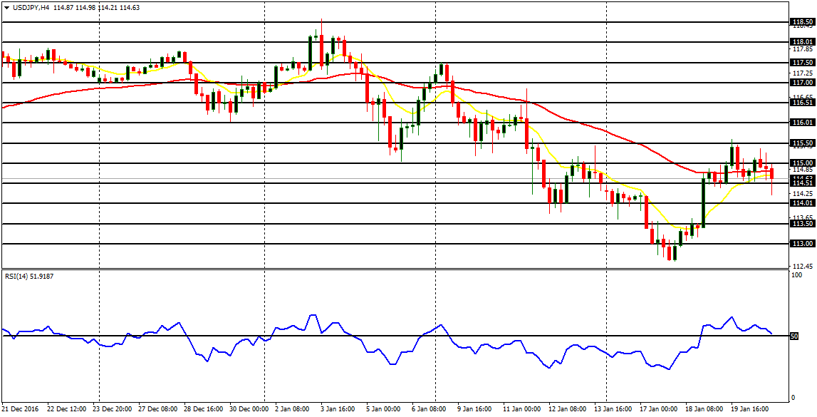 Daily analysis of major pairs for January 23, 2017  